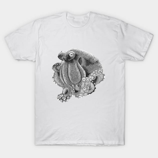 Happy Octopus T-Shirt by Monalisa